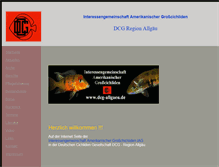 Tablet Screenshot of dcg-allgaeu.de